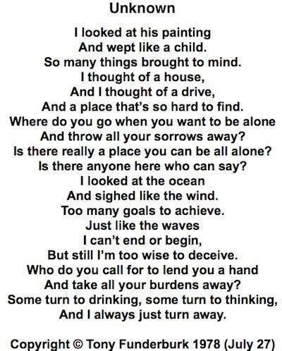 Unknown Lyric .